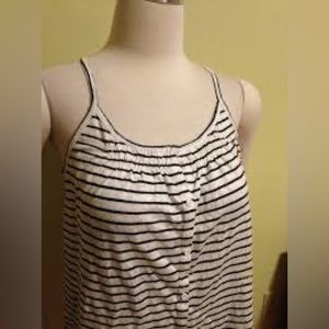 💥 Size Large Ladies Striped Tank
